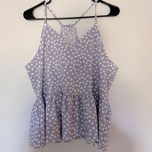 Dandelion covered tank top